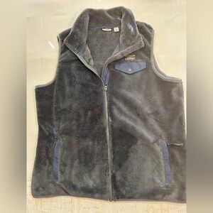Women’s L.L. Bean Mountain Pile Fleece Sherpa Vest Full Zip